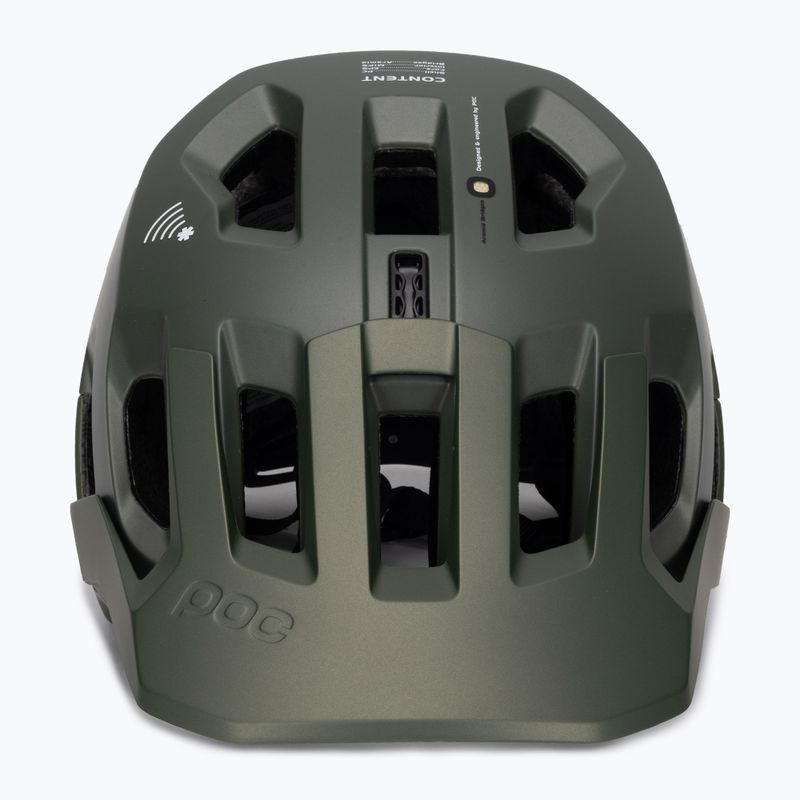 Kerékpáros sisak POC Kortal Race MIPS epidote green/uranium black metallic/matt 2