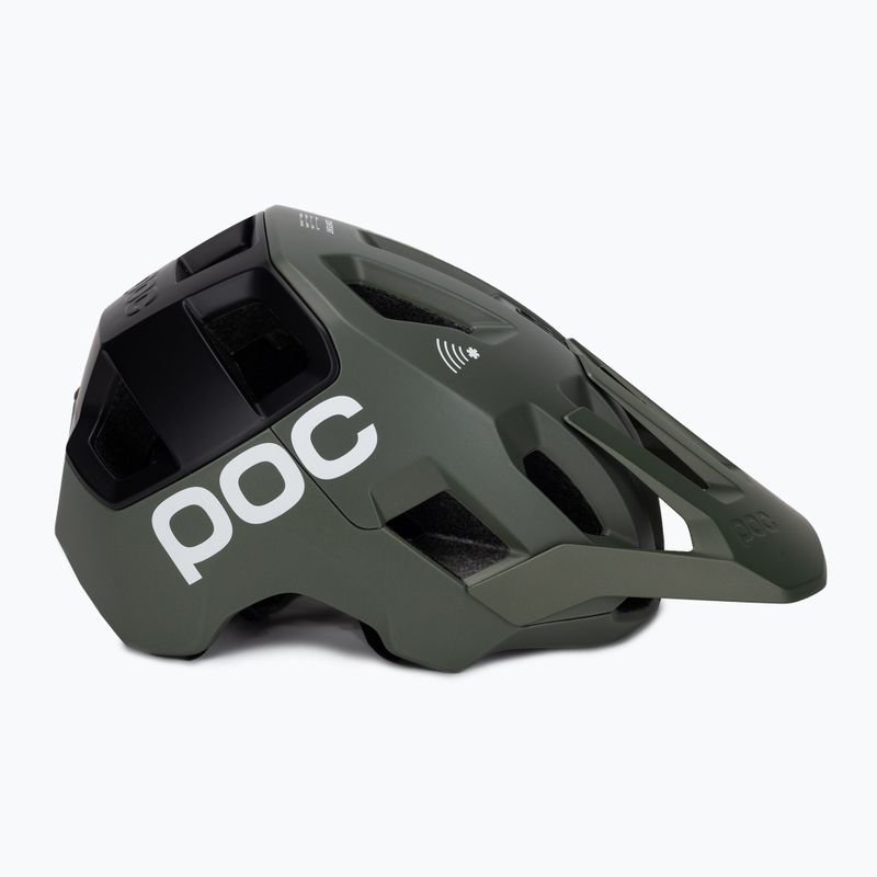 Kerékpáros sisak POC Kortal Race MIPS epidote green/uranium black metallic/matt 3