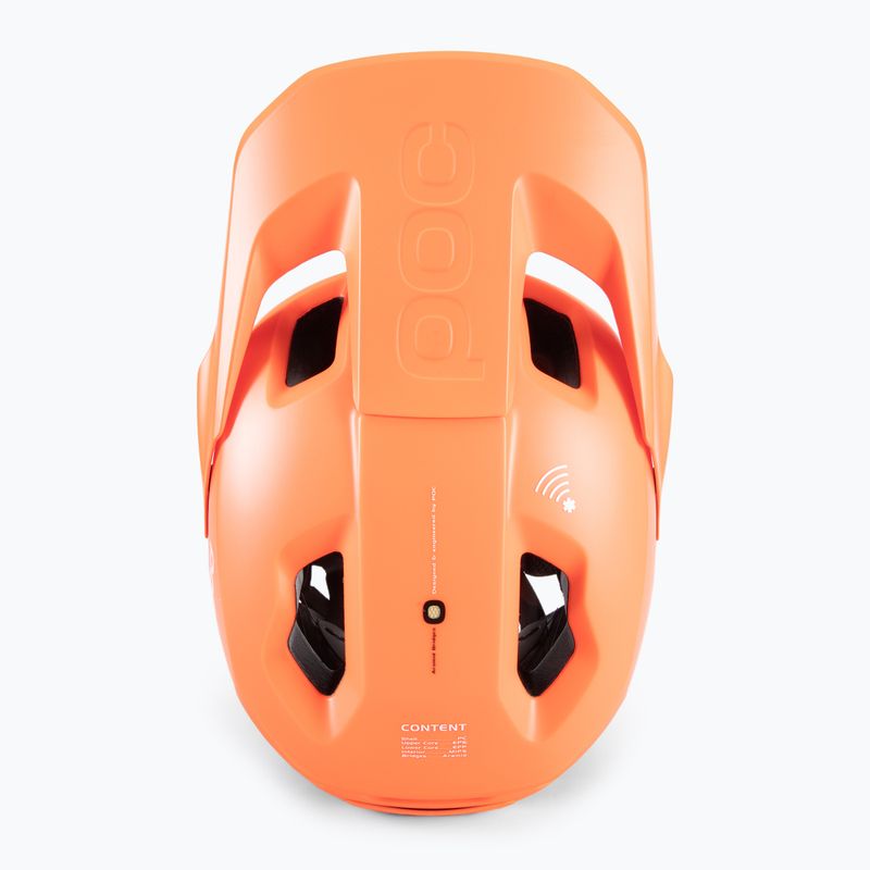 Kerékpáros sisak POC Otocon Race MIPS fluorescent orange avip/uranium black matt 6