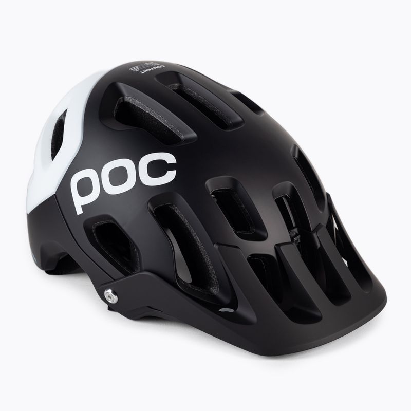 Kerékpáros sisak POC Tectal Race MIPS uranium black/hydrogen white matt