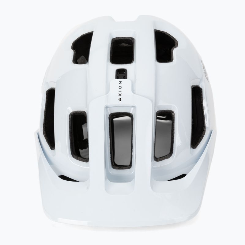 Kerékpáros sisak POC Axion Race MIPS hydrogen white/uranium black matt 2