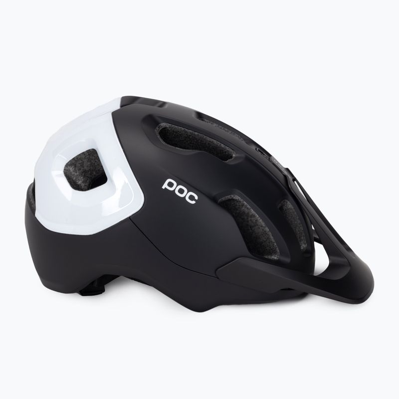 Kerékpáros sisak POC Axion Race MIPS uranium black matt/hydrogen white 3