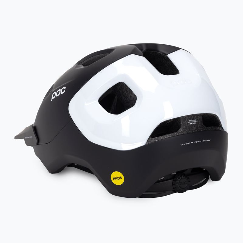 Kerékpáros sisak POC Axion Race MIPS uranium black matt/hydrogen white 4
