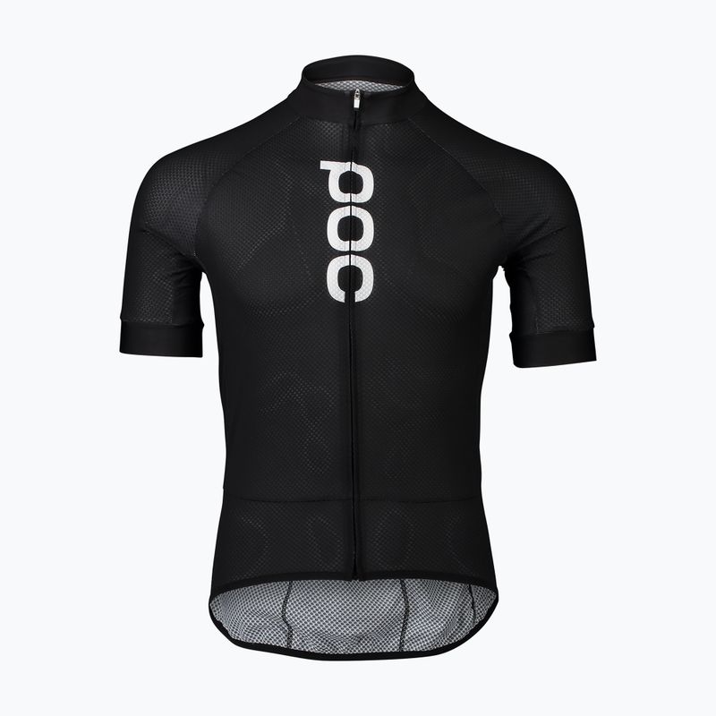 Férfi kerékpáros mez POC Essential Road Logo uranium black 5