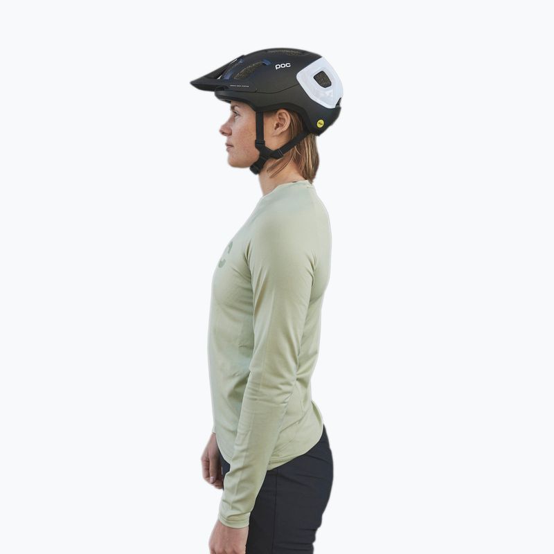 Női kerékpáros hosszú ujjú POC Reform Enduro Jersey prehnite green 4