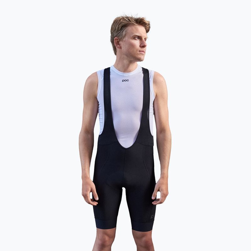 Férfi kerékpáros rövidnadrág POC Rove Cargo VPDs Bib Shorts uranium black