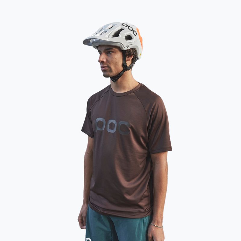 Férfi kerékpáros mez POC Reform Enduro Tee axinite brown 2