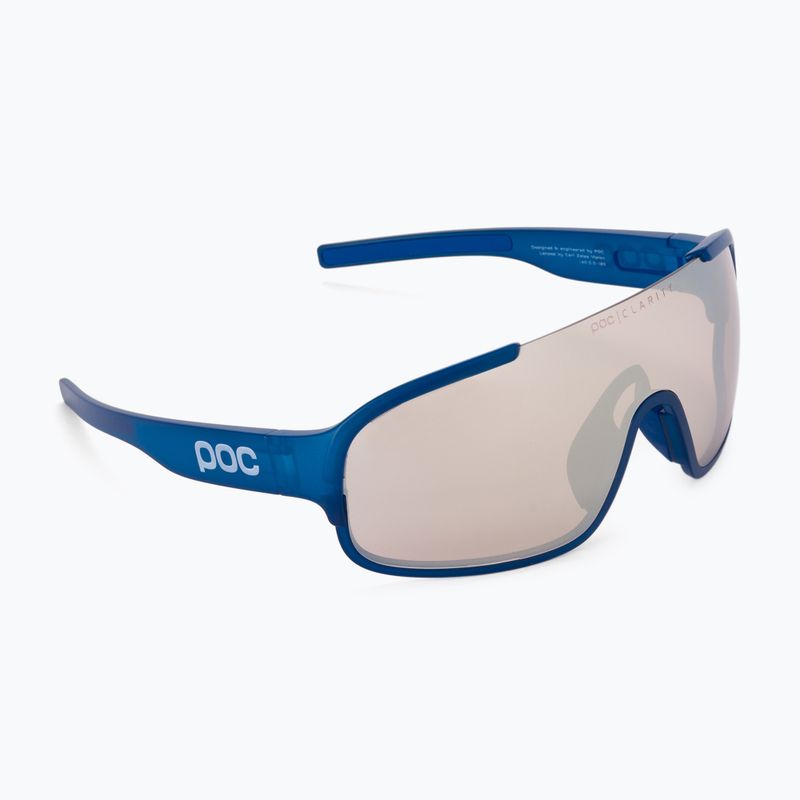 Kerékpáros szemüveg POC Crave opal blue translucent/clarity trail silver