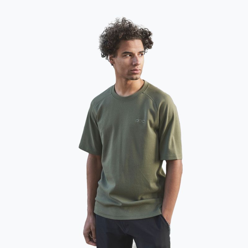 Férfi trekking póló POC Poise epidote green