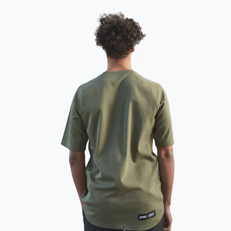 Férfi trekking póló POC Poise epidote green 2