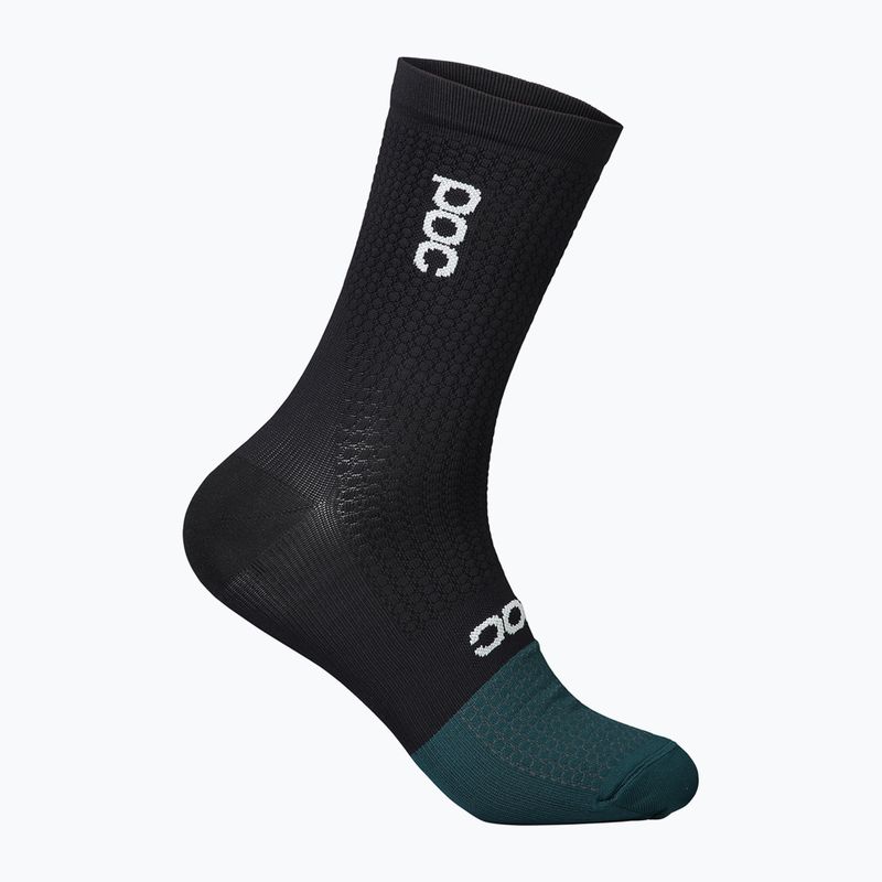 Kerékpáros zokni POC Flair Mid uranium black/dioptase blue 4