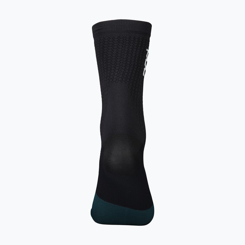 Kerékpáros zokni POC Flair Mid uranium black/dioptase blue 5