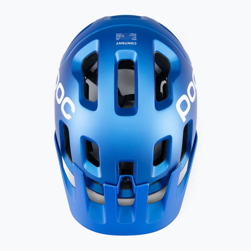 Kerékpáros sisak POC Tectal opal blue metallic/matt 4