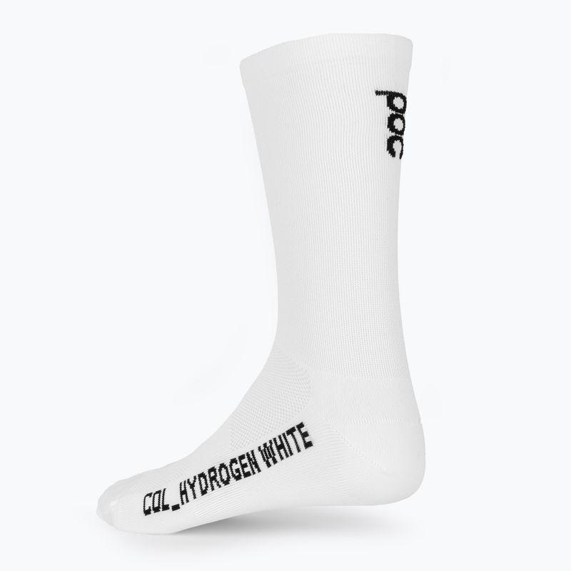 Kerékpáros zokni POC Vivify Long hydrogen white 3