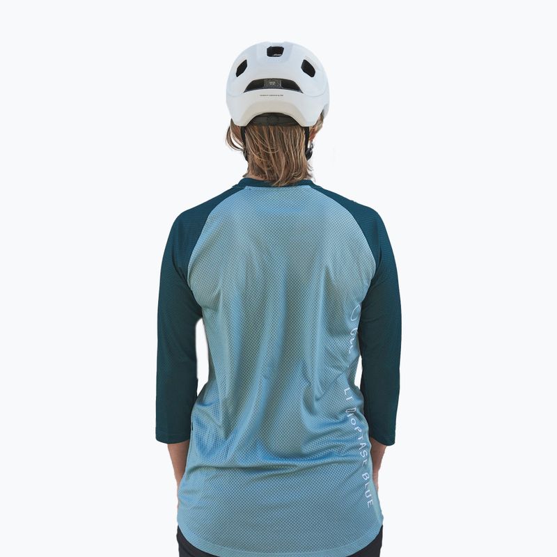 Női kerékpáros mez POC MTB Pure 3/4 lt dioptase blue/dioptase blue 2