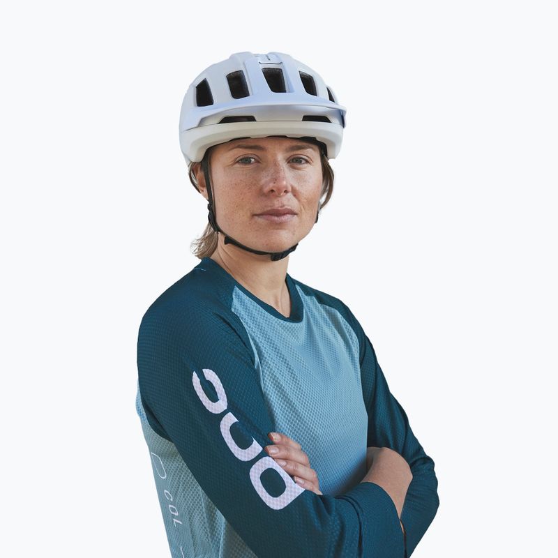 Női kerékpáros mez POC MTB Pure 3/4 lt dioptase blue/dioptase blue 4