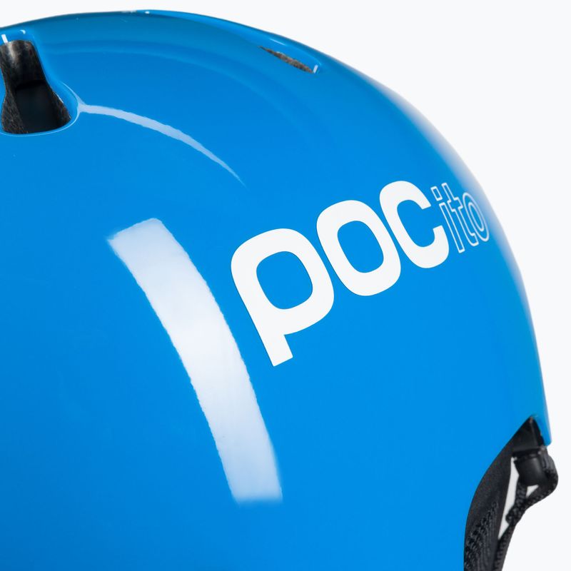 Gyermek síbukósisakok POC POCito Fornix MIPS fluorescent blue 6