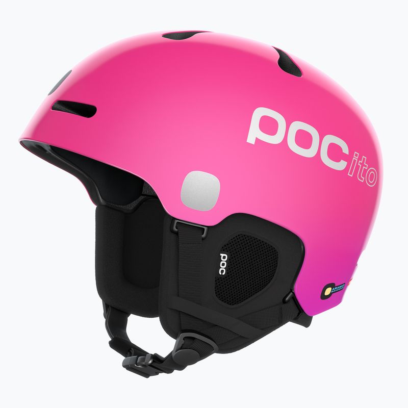 Gyermek síbukósisakok POC POCito Fornix MIPS fluorescent pink 9