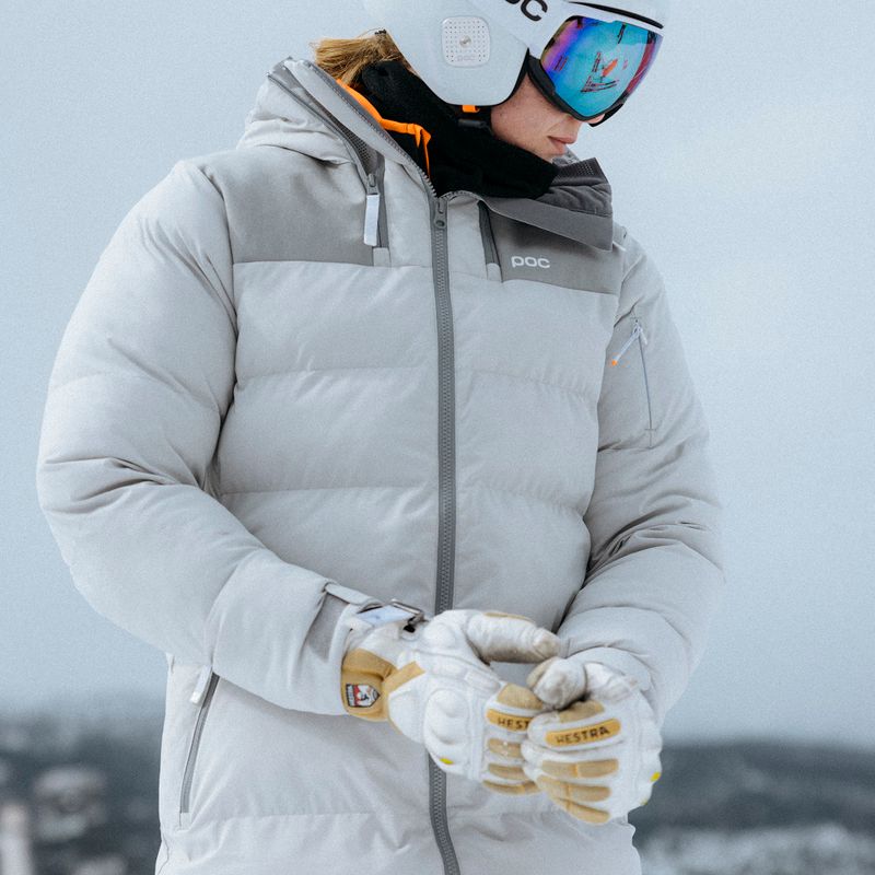 Női pehelypaplan kabát POC Loft Parka granite grey 11