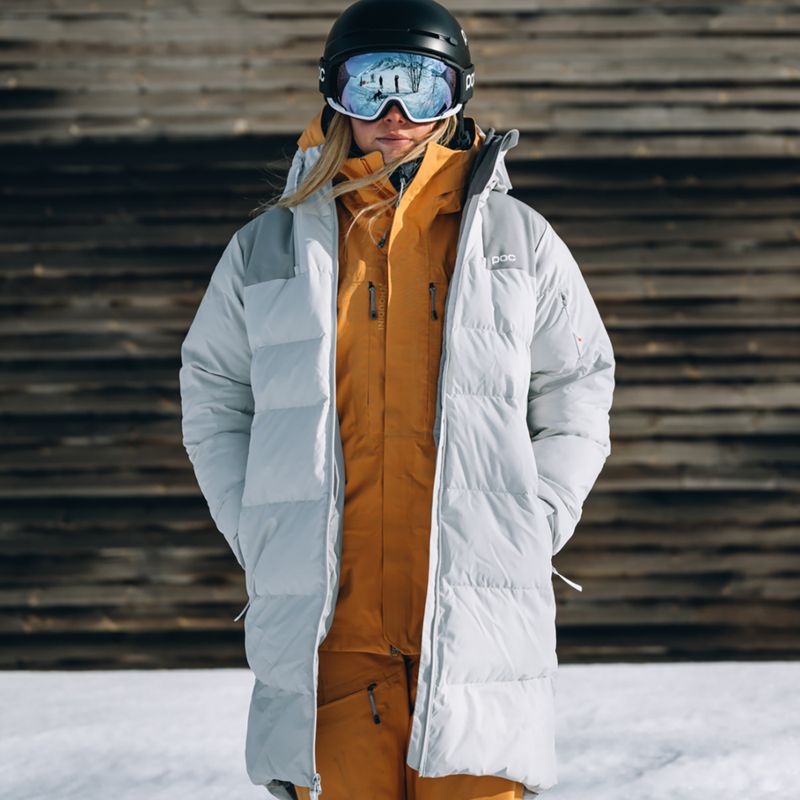 Női pehelypaplan kabát POC Loft Parka granite grey 13
