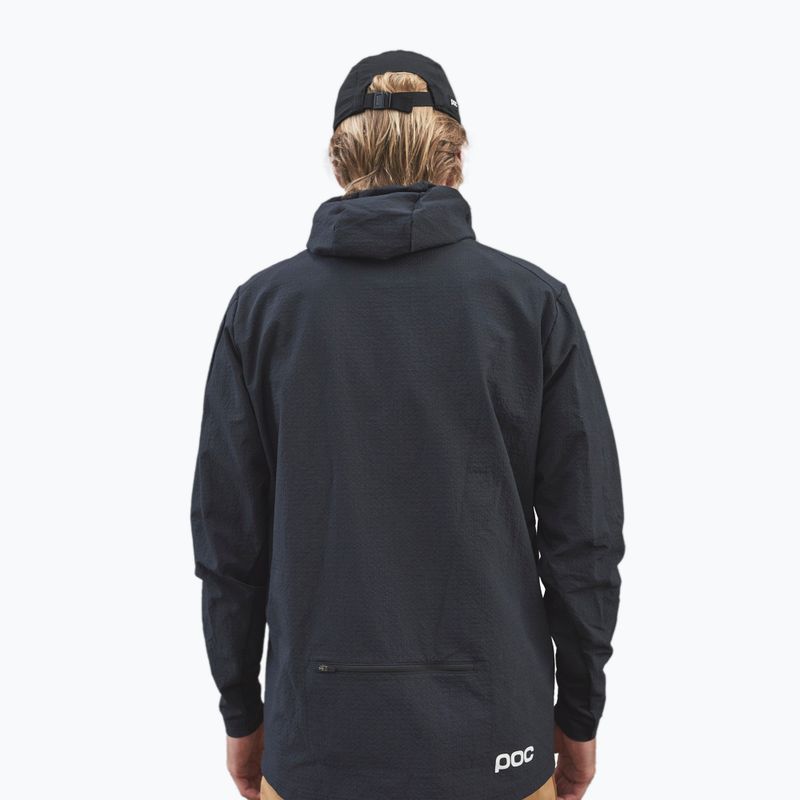 Férfi kerékpáros pulóver POC Mantle Thermal Hoodie uranium black 2