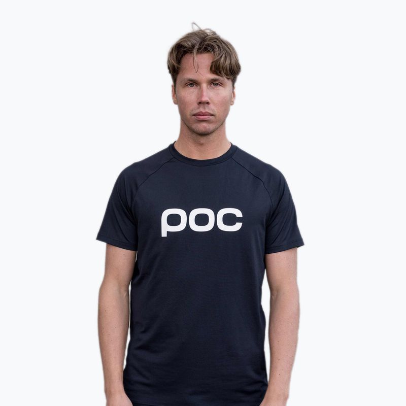 Férfi kerékpáros mez POC Reform Enduro Tee uranium black