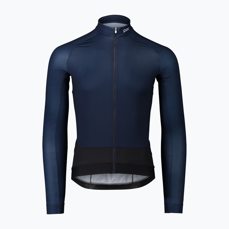 Férfi kerékpáros hosszú ujjú POC Essential Road poc o turmaline navy