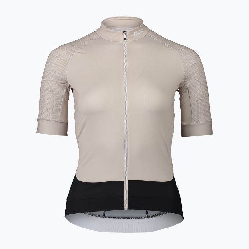 Női kerékpáros mez POC Essential Road light sandstone beige