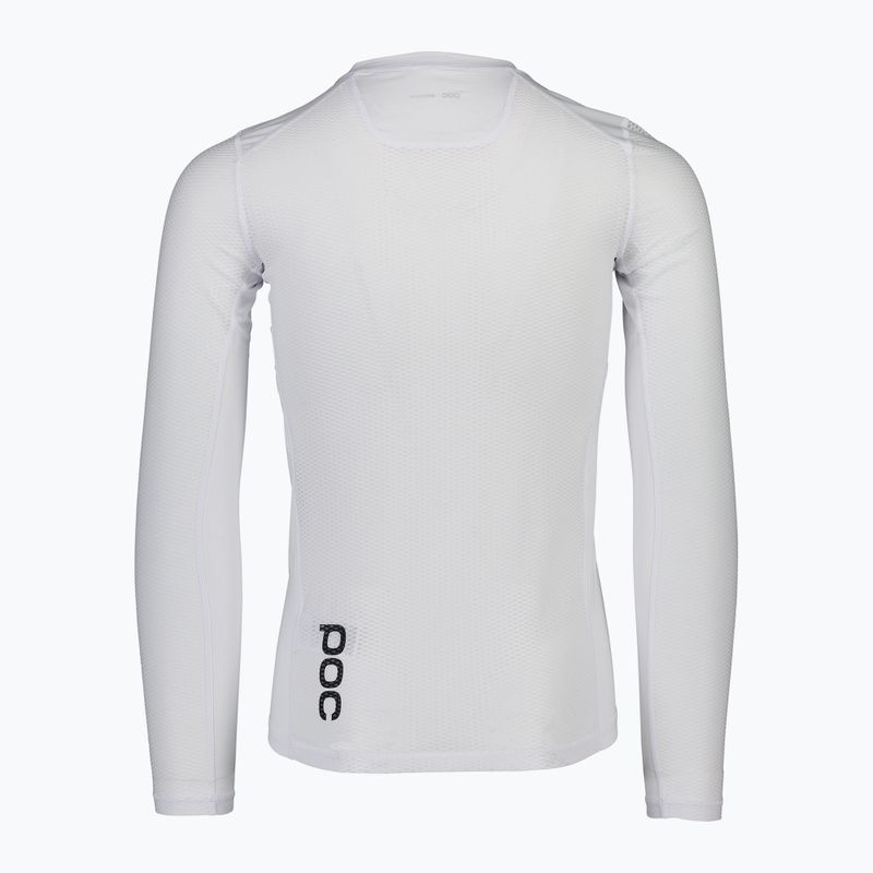 Férfi kerékpáros izzadságelvezető felső POC Essential Layer LS hydrogen white 2
