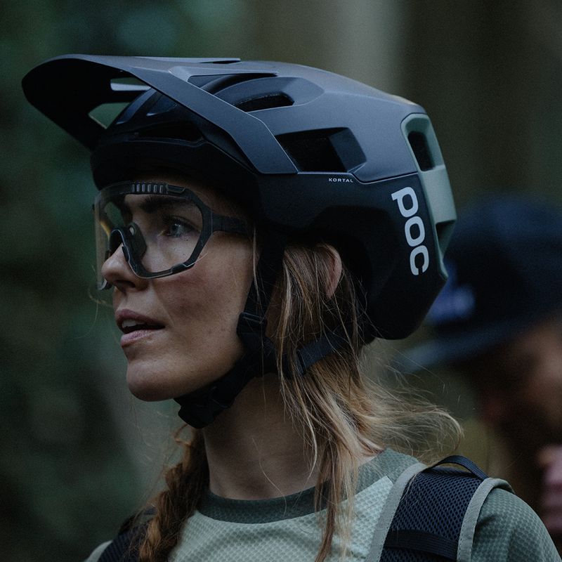 Kerékpáros szemüveg POC Devour uranium black/clarity trail silver 7