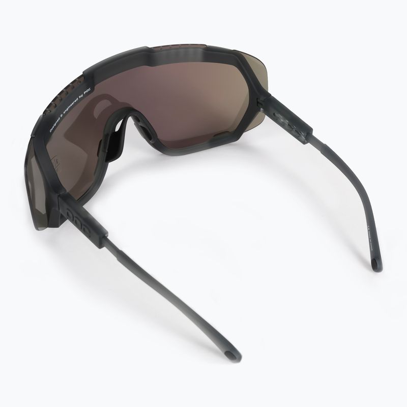Kerékpáros szemüveg POC Devour uranium black/grey/deep green mirror 2