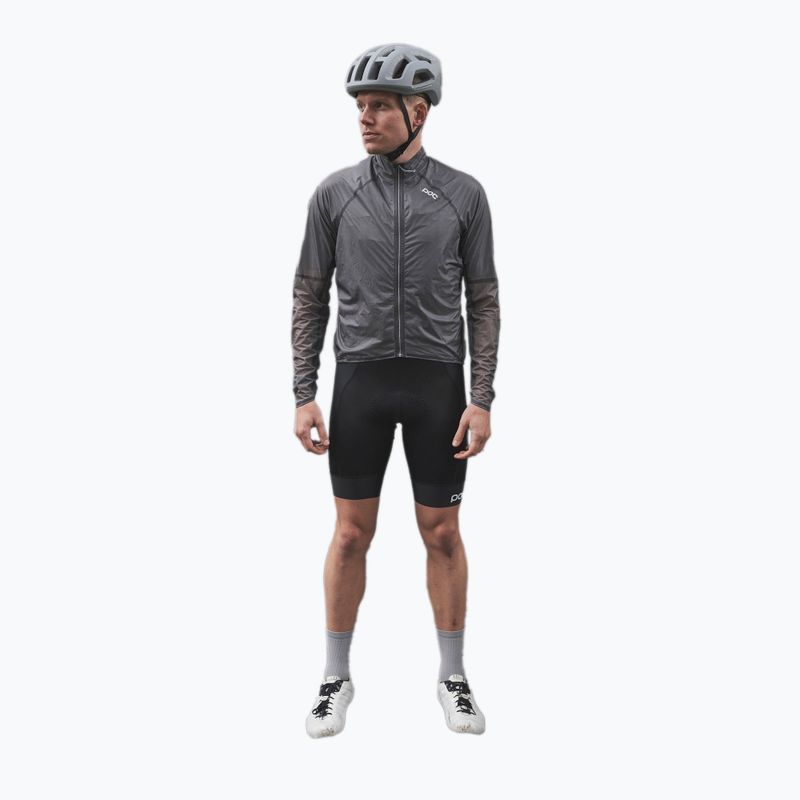 Férfi kerékpáros kabát POC The Supreme Rain sylvanite grey
