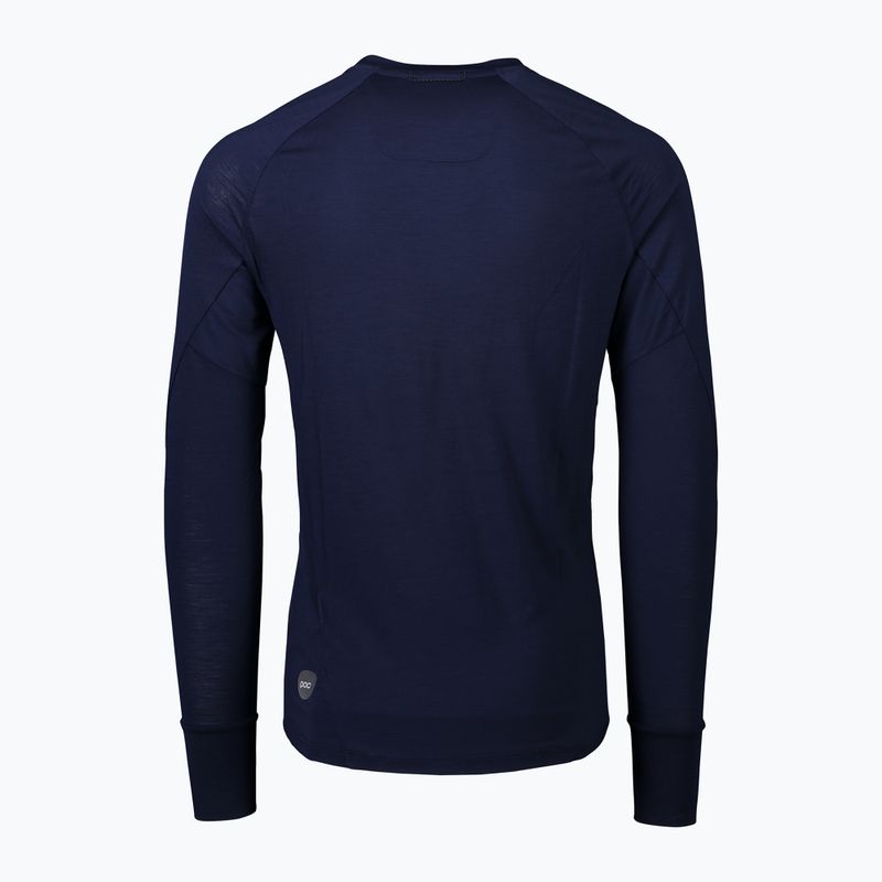 Trekking hosszú ujjú POC Light Merino turmaline navy 2