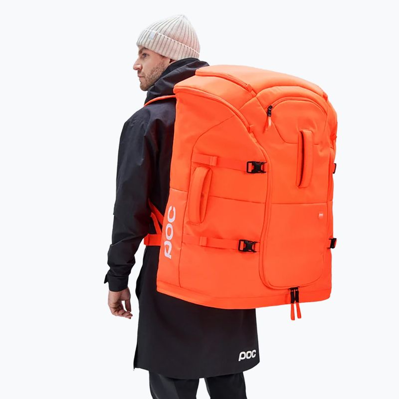 POC Race 130 l fluoreszkáló narancssárga síhátizsák 3