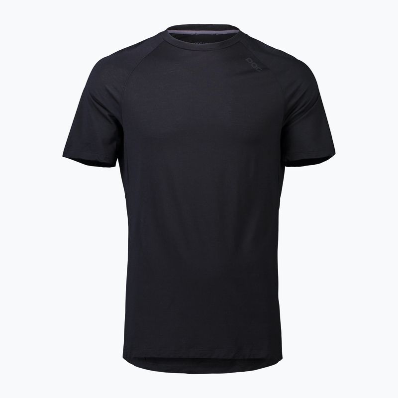 Férfi kerékpáros mez POC Light Merino uranium black