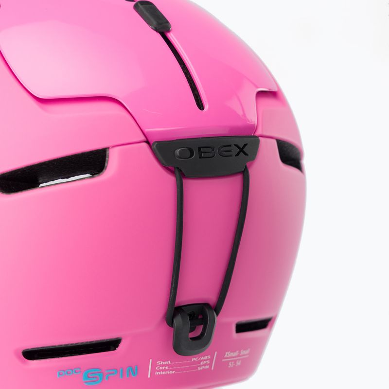 Női síbukósisak POC Obex Spin actinium pink 7
