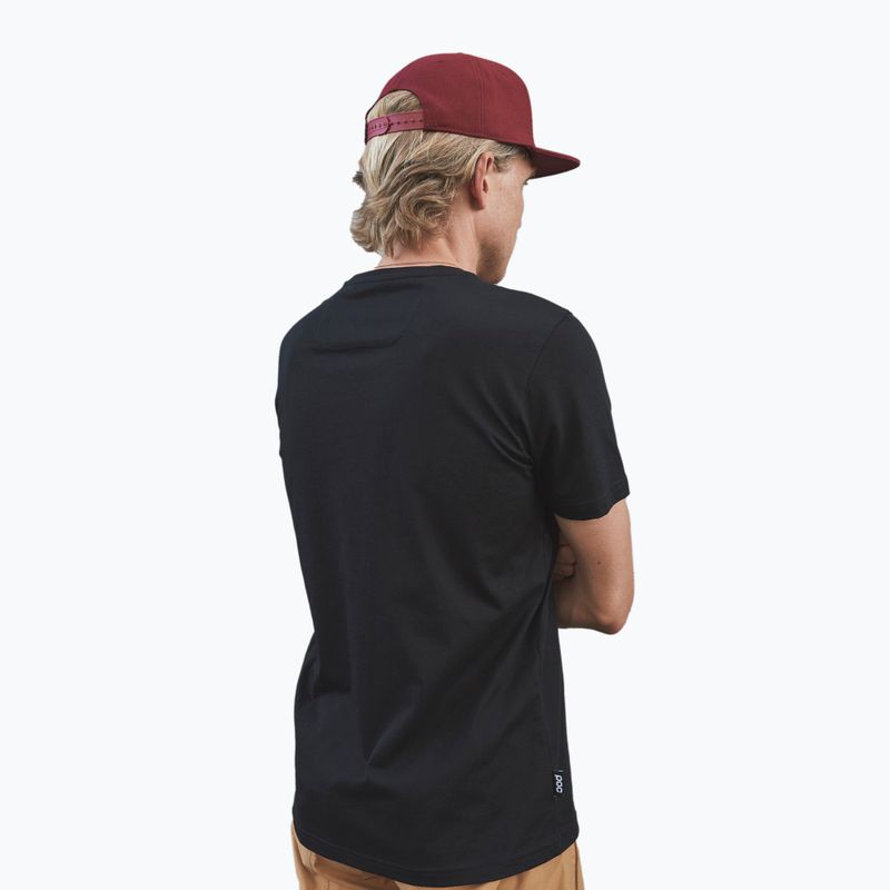 Trekking póló POC 61602 Tee uranium black 2