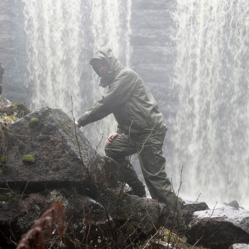 Pinewood férfi esőkészlet Tornado Extreme Rain zöld 14