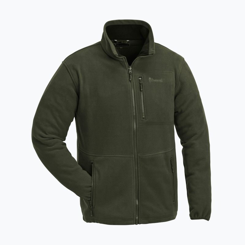 Férfi trekking pulóver Pinewood Finnveden Fleece green