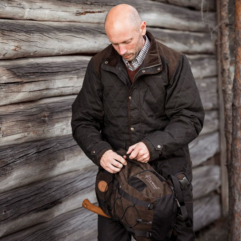 Pinewood Outdoor 22 l suede brown túra hátizsák 8