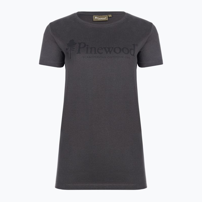Pinewood Outdoor Life női póló sötét antracit
