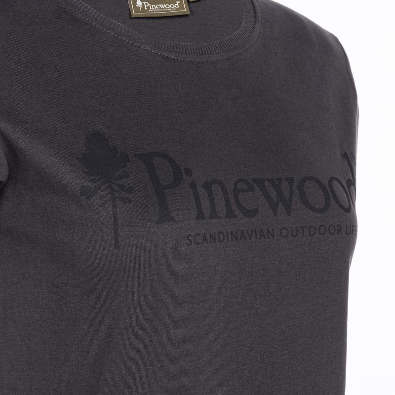 Pinewood Outdoor Life női póló sötét antracit 3