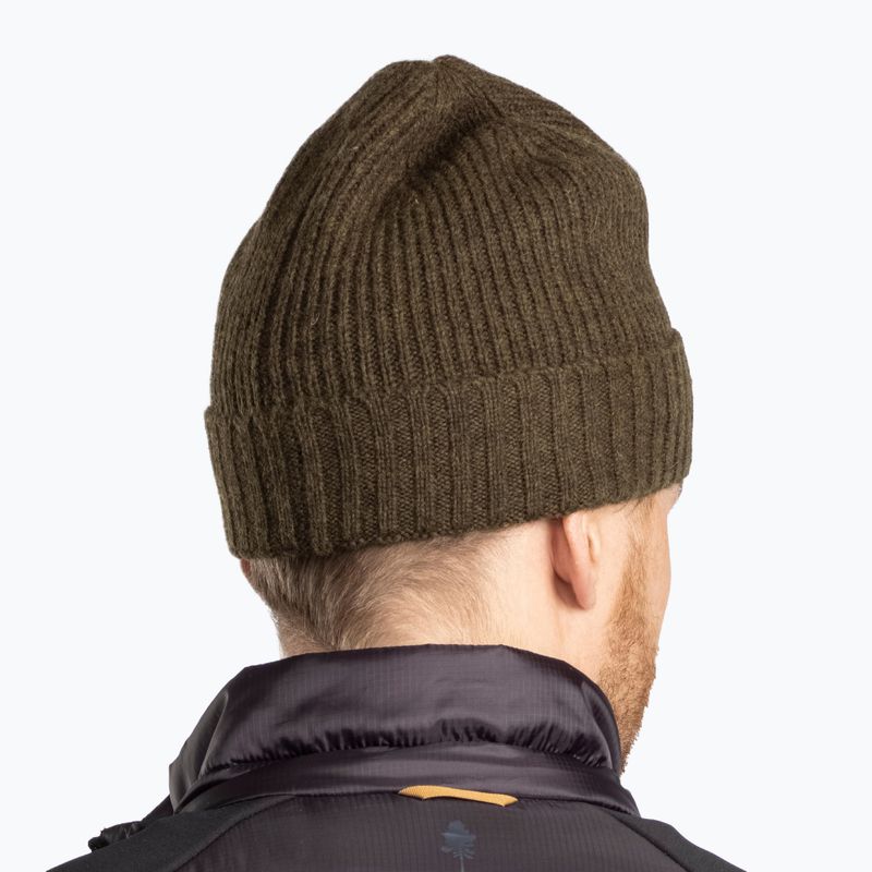 Sapka Pinewood Knitted Wool mossgreen mel 7