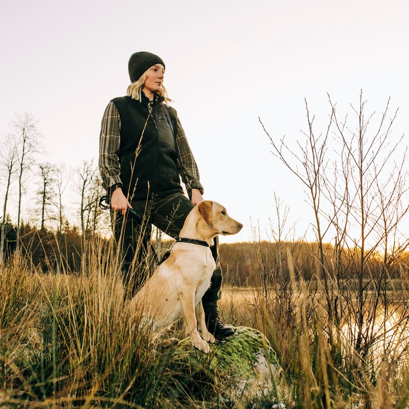 Sapka Pinewood Knitted Wool mossgreen mel 8