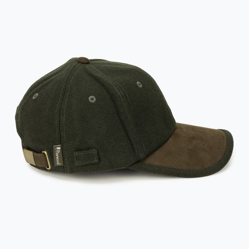 Baseball sapka Pinewood Edmonton Exclusive mossgreen/suede brown 2