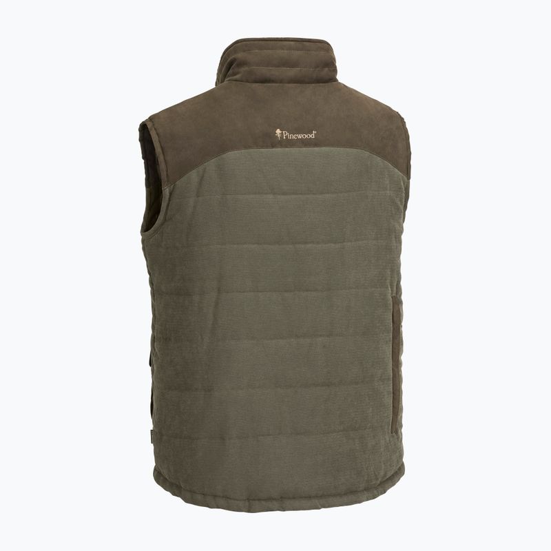 Férfi mellény Pinewood Abisko/Småland suede brown 2