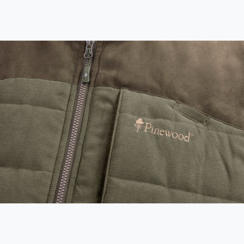 Férfi mellény Pinewood Abisko/Småland suede brown 3