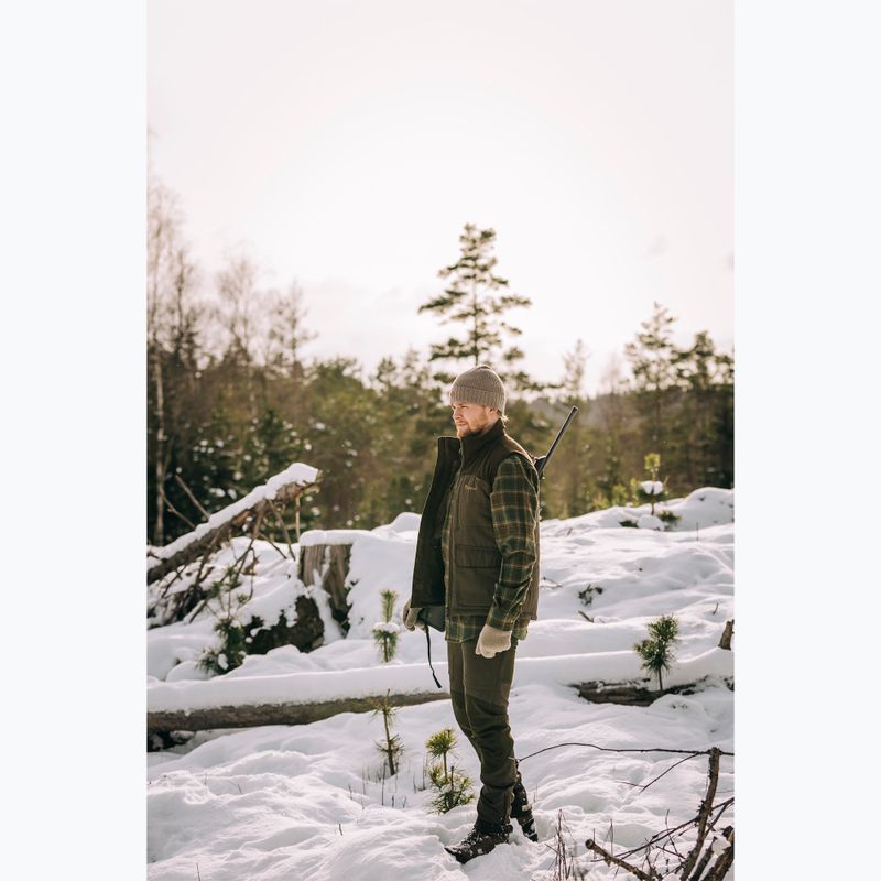 Férfi mellény Pinewood Abisko/Småland suede brown 5