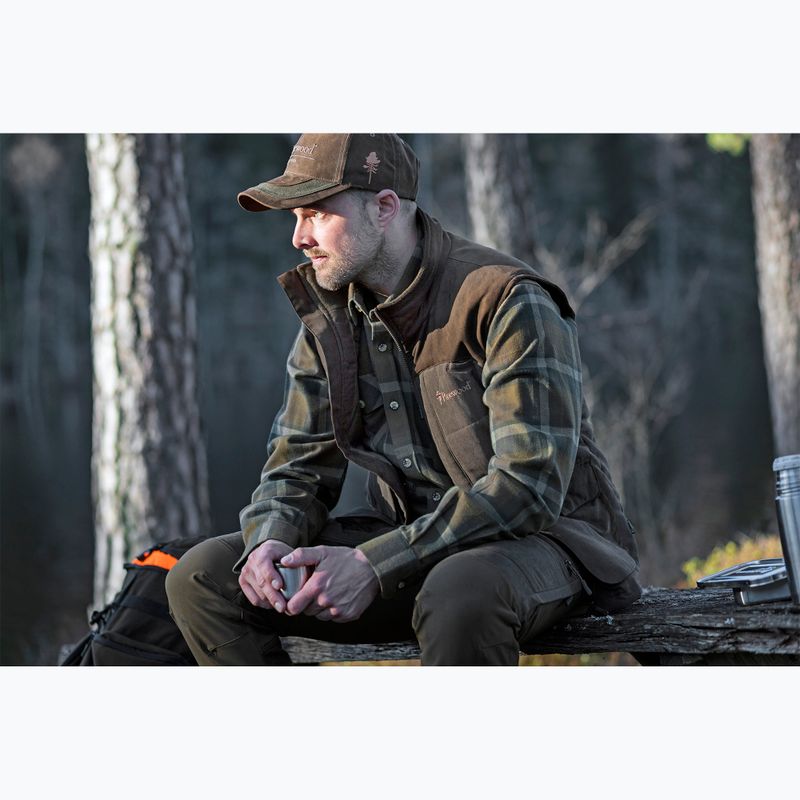 Férfi mellény Pinewood Abisko/Småland suede brown 6