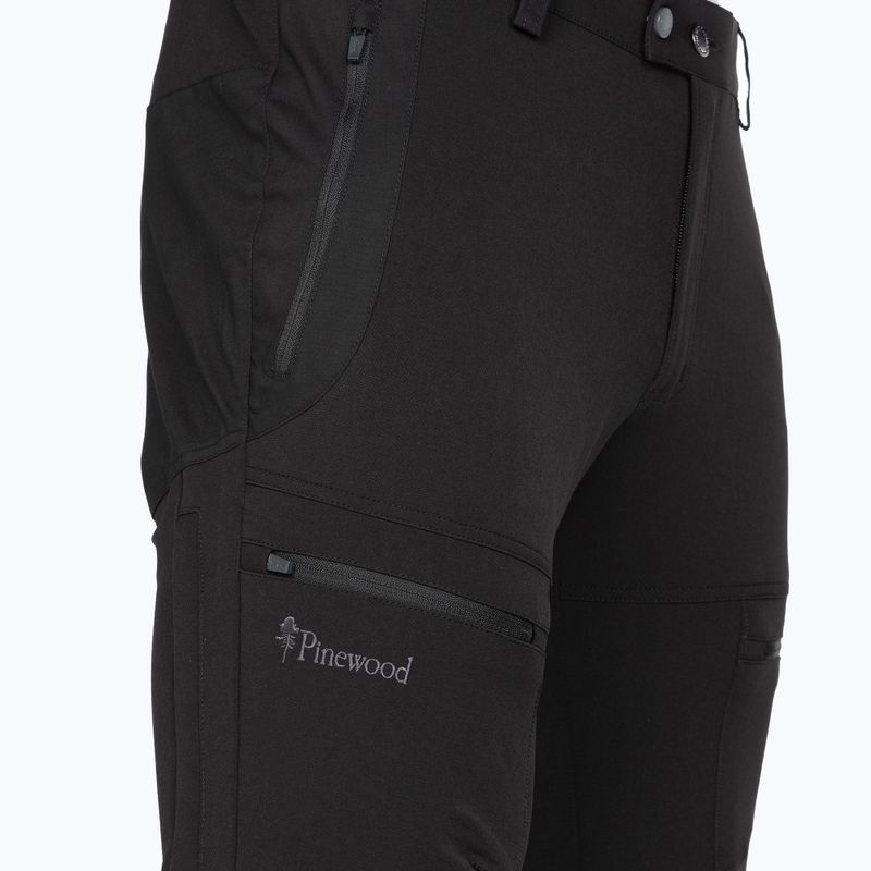 Férfi trekking nadrág Pinewood Finnveden Hybrid fekete 3